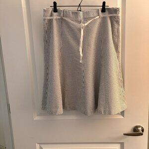 J Crew Vintage Seersucker A-Line Skirt ~ Never Worn!